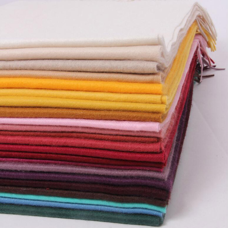 Pure Cashmere Scarves Yellow Women Winter Scarf
